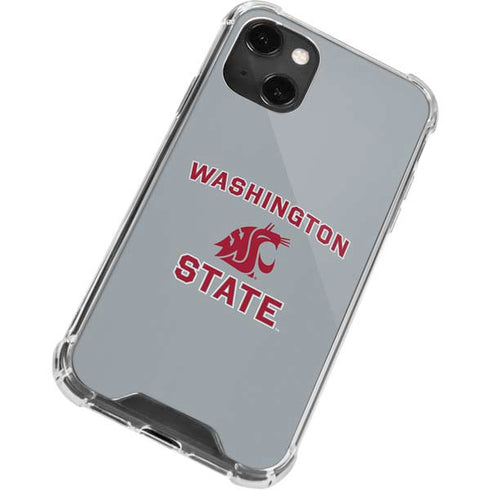 Washington State University Logo iPhone 14 Plus Clear Case