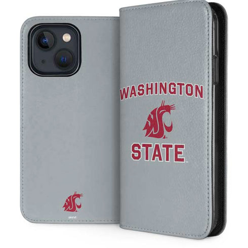 Washington State University Logo iPhone 14 Plus Folio Case