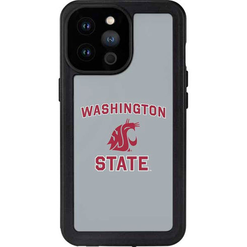 Washington State University Logo iPhone 14 Pro Max Waterproof Case