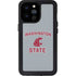 Washington State University Logo iPhone 14 Pro Max Waterproof Case