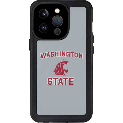 Washington State University Logo iPhone 14 Pro Waterproof Case