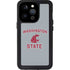 Washington State University Logo iPhone 14 Pro Waterproof Case