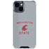 Washington State University Logo iPhone 15 Clear Case