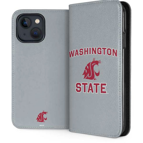 Washington State University Logo iPhone 15 Plus Folio Case