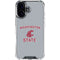 Washington State University Logo iPhone 16 Plus Clear Case