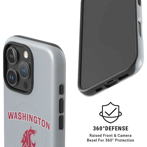 Washington State University Logo iPhone 16 Pro Magsafe Impact Case