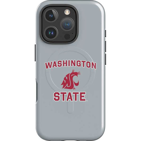 Washington State University Logo iPhone 16 Pro Max Magsafe Impact Case