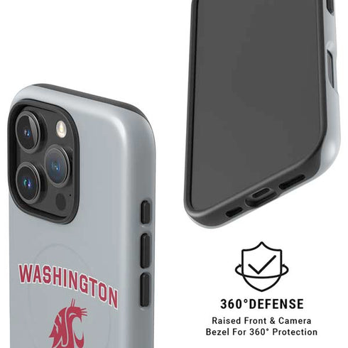 Washington State University Logo iPhone 16 Pro Max Magsafe Impact Case