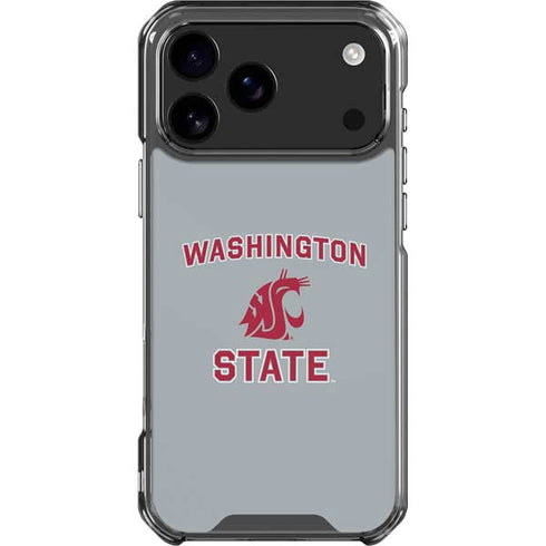 Washington State University Logo iPhone 18 Pro Max Clear Case
