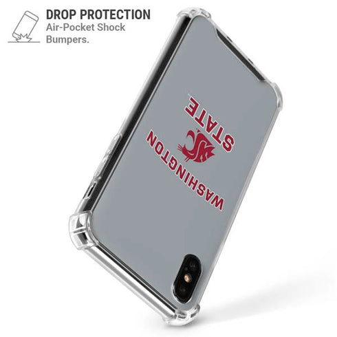 Washington State University Logo iPhone X/XS Clear Case