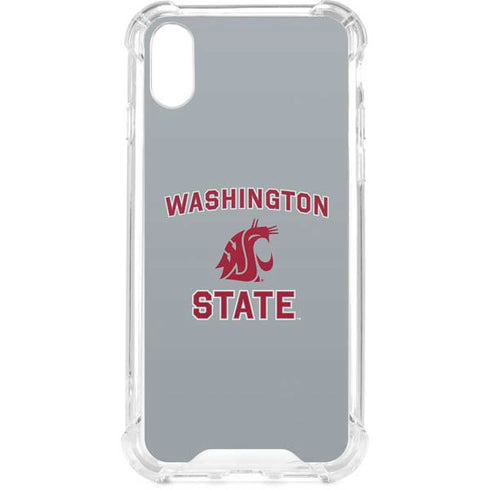 Washington State University Logo iPhone XS Clear Case