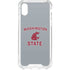 Washington State University Logo iPhone XS Clear Case