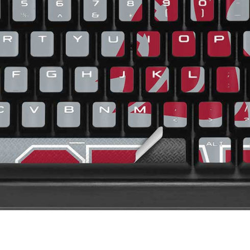 Washington State University Logo K95 RGB PLATINUM Mechanical Gaming Keyboard Skin