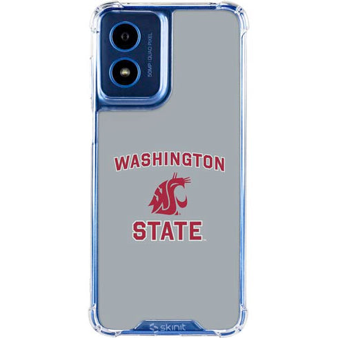 Washington State University Logo Moto G 5G (2024) Clear Case