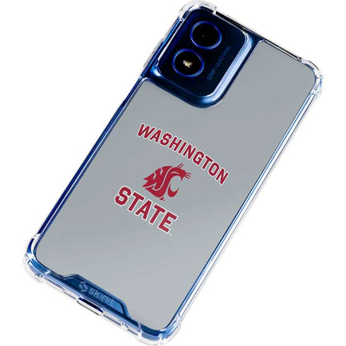 Washington State University Logo Moto G 5G (2024) Clear Case