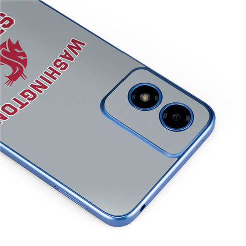 Washington State University Logo Moto G Play 4G (2024) Skin