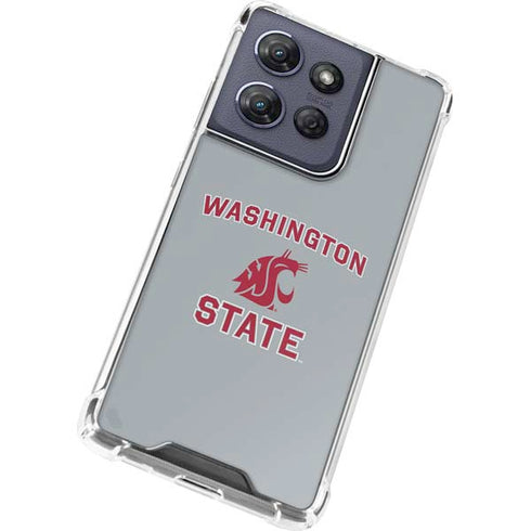Washington State University Logo Moto G Play 5G (2025) Clear Case