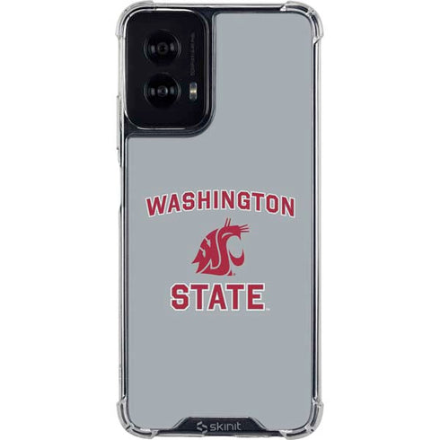 Washington State University Logo Moto G Power 5G (2024) Clear Case