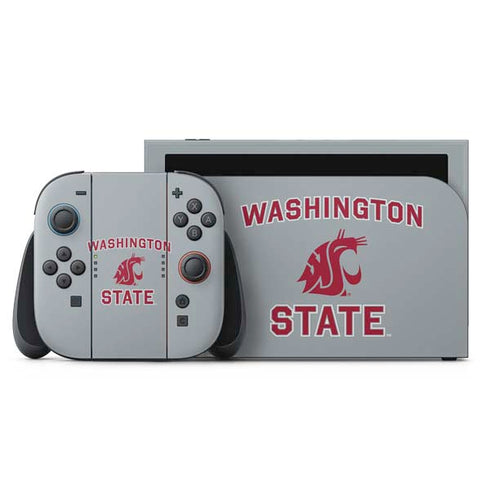 Washington State University Logo Nintendo Switch 2 (2025) with Joy-Con Skin