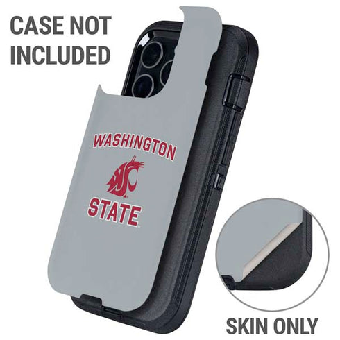 Washington State University Logo Otterbox Defender iPhone Skin