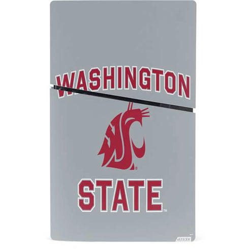 Washington State University Logo PS5 Slim Digital Edition Console Skin