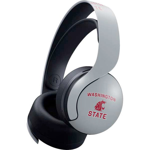 Washington State University Logo PULSE 3D Wireless Headset for PS5 Skin