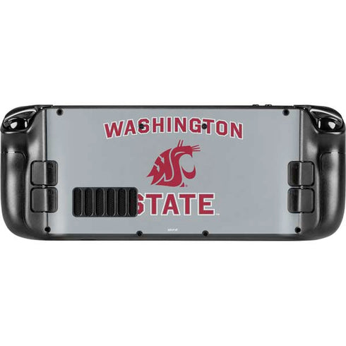 Washington State University Logo Steam Deck Handheld Gaming Computer Skin