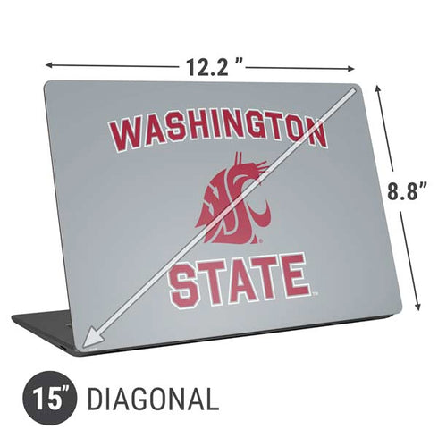Washington State University Logo Universal Laptop 15in (12.2 x 8.8in) Skin