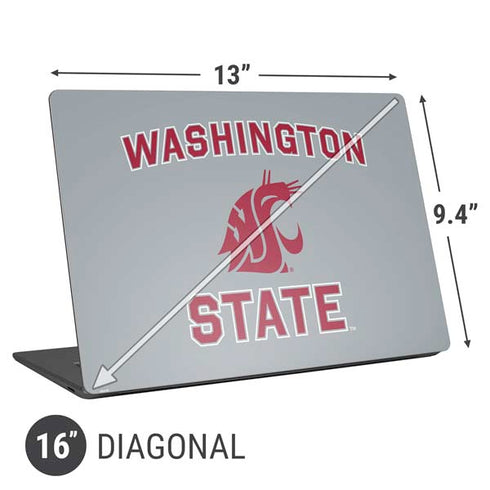 Washington State University Logo Universal Laptop 16in (13 x 9.4in) Skin