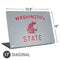 Washington State University Logo Universal Laptop 17in (13.8 x 10in) Skin