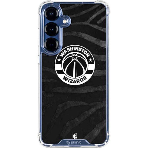 NBA Washington Wizards Animal Print Galaxy S25 Plus Clear Case