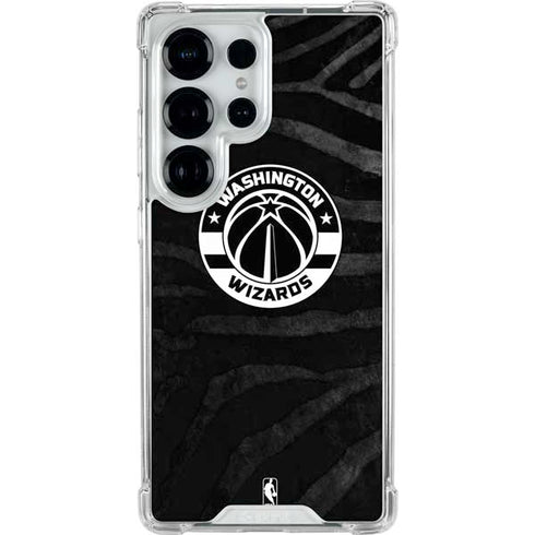NBA Washington Wizards Animal Print Galaxy S25 Ultra Clear Case