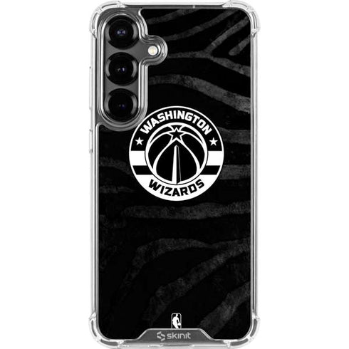 NBA Washington Wizards Animal Print Galaxy S26 Clear Case