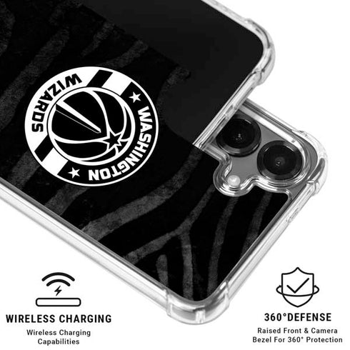 NBA Washington Wizards Animal Print Galaxy S26 Plus Clear Case