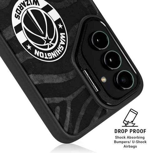 NBA Washington Wizards Animal Print Galaxy S26 Plus Kickstand Case