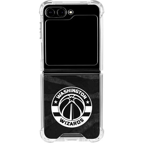 NBA Washington Wizards Animal Print Galaxy Z Flip6 Clear Case
