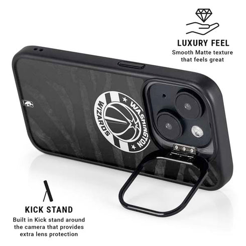NBA Washington Wizards Animal Print iPhone 14 Kickstand Case