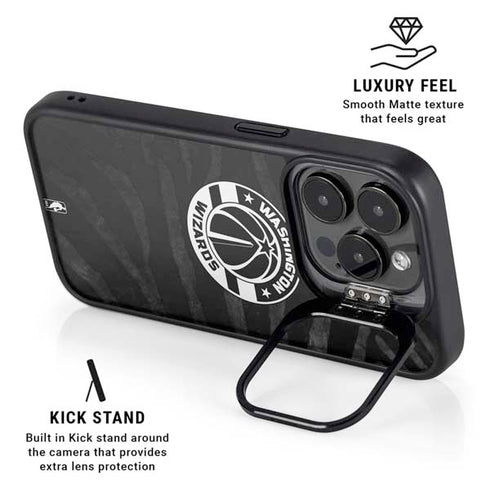 NBA Washington Wizards Animal Print iPhone 14 Pro Max Kickstand Case