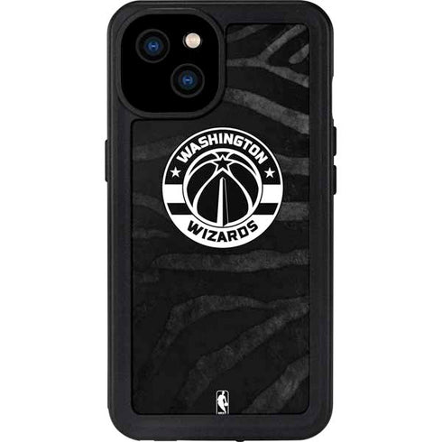 NBA Washington Wizards Animal Print iPhone 15 Plus Waterproof Case