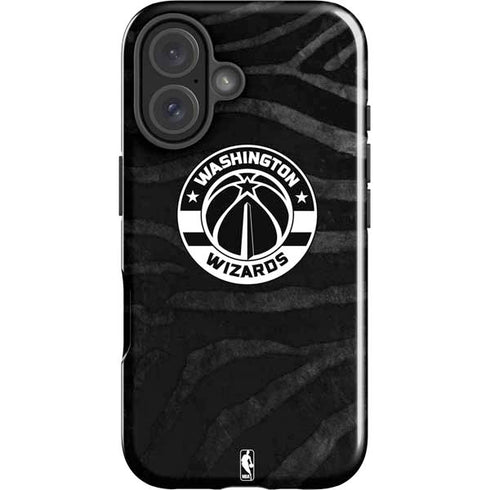 NBA Washington Wizards Animal Print iPhone 16 Plus Impact Case