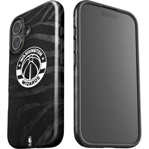 NBA Washington Wizards Animal Print iPhone 16 Plus Impact Case