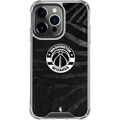 NBA Washington Wizards Animal Print iPhone 16 Pro Clear Case