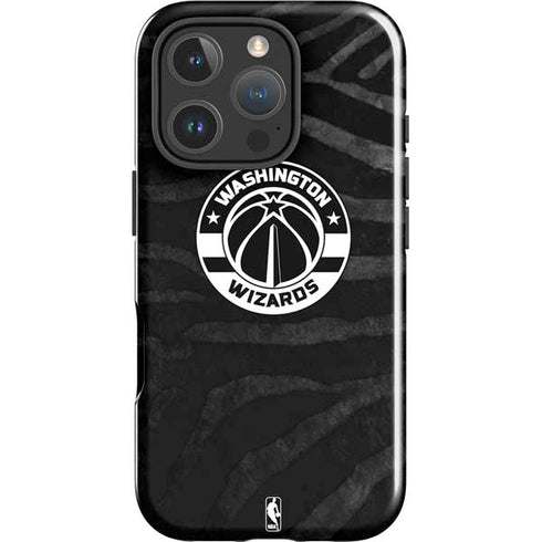 NBA Washington Wizards Animal Print iPhone 16 Pro Max Impact Case