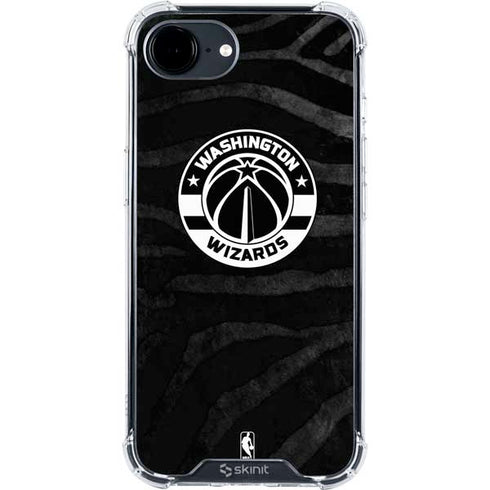 NBA Washington Wizards Animal Print iPhone 16e Clear Case