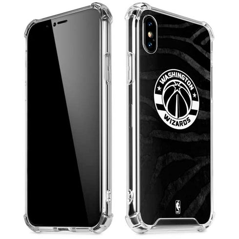 NBA Washington Wizards Animal Print iPhone X/XS Clear Case