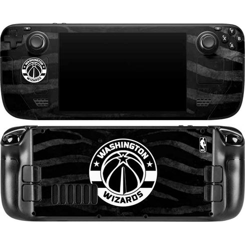 NBA Washington Wizards Animal Print Steam Deck Handheld Gaming Computer OLED Skin