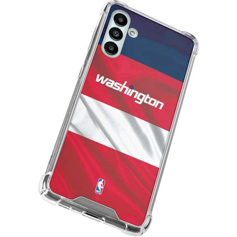 NBA Washington Wizards Away Jersey Galaxy A13 5G Clear Case