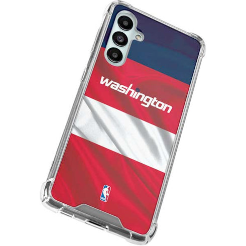 NBA Washington Wizards Away Jersey Galaxy A16 5G Clear Case