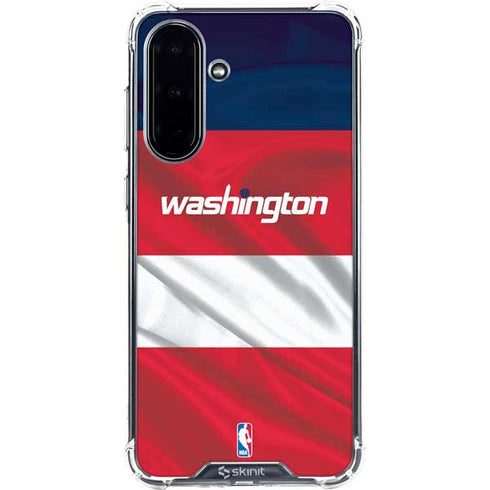 NBA Washington Wizards Away Jersey Galaxy A36 5G Clear Case