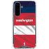 NBA Washington Wizards Away Jersey Galaxy A36 5G Clear Case